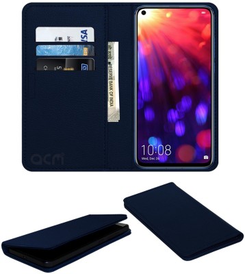 ACM Flip Cover for Honor View 20(Blue, Cases with Holder, Pack of: 1)