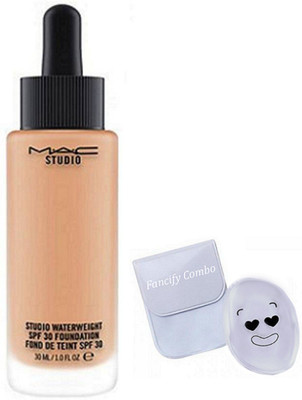 

FANCIFY COMBO Silicon Puff, Studio Waterweight Foundation(Set of 2)