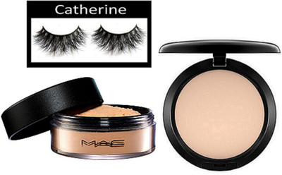 

catherine Eyelashes, Pressed Powder Compact, Loose Powder(Set of 3)