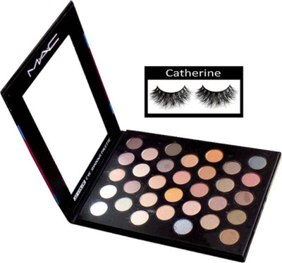 

catherine Eyelashes, 32 Multi Color Eyeshadow Palette(Set of 2)