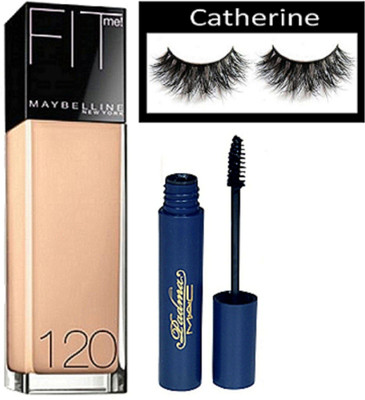 

catherine Eyelashes & Padma Mascara, New York Fit Me Foundation(Set of 3)