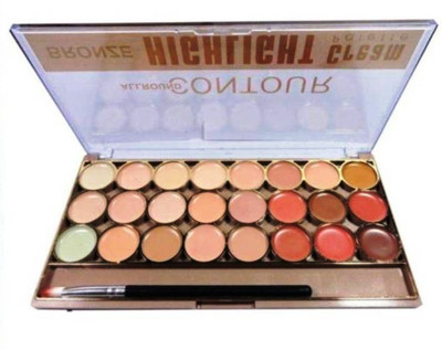 RTB All Round Contour Highlight Concealer 24 in 1 palette Concealer(Multicolor)