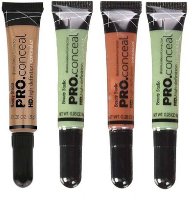 

Beauty Studio By Conceal Concealer ORANGE CORRECTOR,Green Corrector,Cool Tan Concealer(ORANGE CORRECTOR,Green Corrector,Cool Tan)