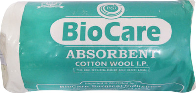 

Biocare Absorbent Cotton Roll 500g for Makeup removal and First Aid