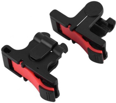 

techobucks PUBG Mobile Gaming Trigger Fire Button Handle for Shooter Controller PUBG,(Red, For Android, iOS) Gaming Accessory Kit(Black, For Android, iOS)