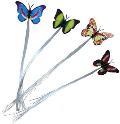 

Rexter Color Changing Light Emitting Butterfly Braids Hair Fiber for Evening Parties ( Pack of 4) Hair Accessory Set, Hair Pin, Hair Clip (Multicolor) Hair Accessory Set, Hair Clip, Hair Pin(Multicolor)
