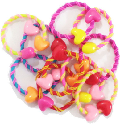 

GaDinStylo Pack of 15Pcs Women's & Girls Multicolour Ponytail Holders Hair Bands / Hair Rubber Band Rubber Band(Multicolor)