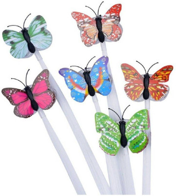 

Rexter Party Wear Color Changing Light Emitting Butterfly Braids Hair Fiber for Evening Parties (Pack of 6) Hair Accessory Set, Hair Clip, Hair Pin (Multicolor) Hair Accessory Set, Hair Clip, Hair Pin(Multicolor)