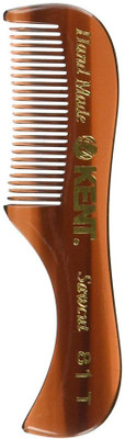 

Kent Authentic Handmade Beard and Moustache Comb, Dark Brown, 70mm