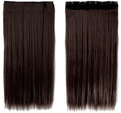 

Stylazo Women's and Girls Synthetic Extension in Dark Brown color For Styling Hair Extension