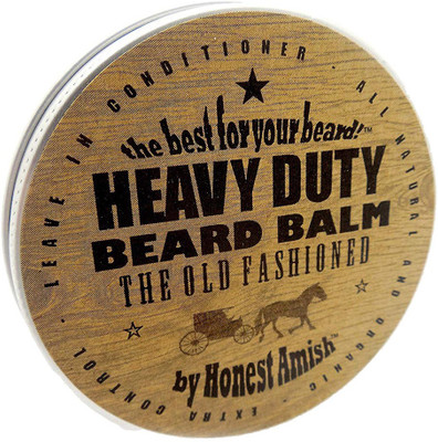 Honest Amish Heavy Duty Beard Balm -New Large 4 Oz Twist Tin Hair Balm(15 ml)