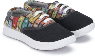 

Miss & Chief Boys & Girls Lace Sneakers(Multicolor, Gray
