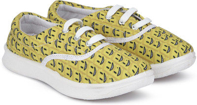 

Miss & Chief Girls Lace Sneakers(Yellow