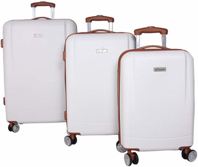 

TRAWORLD Check-in Suitcase Combo(White)
