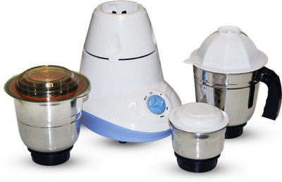 

MRA MUSKAN 750 Juicer Mixer Grinder(White, Blue, STEEL, 3 Jars), Blue;steel;white