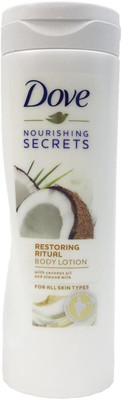 

Dove Nourishing Secrets Restoring Ritual Body Lotion With Coconut Oil And Almond Milk - 400ml(400 L)
