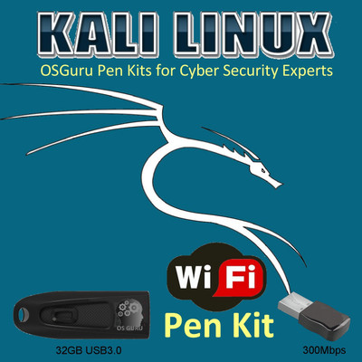 OSGuru KL32U33000P Kali Linux 2019.2 32GB Live/Install/Upgrade/Repair Bootable USB with Encrypted Persistent Storage & NUKE Password (64-Bit)