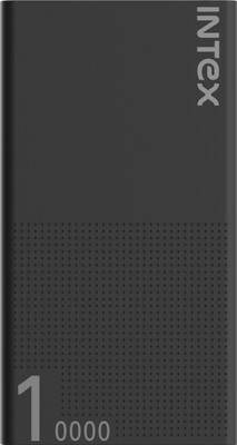 Intex 10000 mAh Power Bank (Fast Charging, 12 W)Â Â (Black, Lithium Polymer)