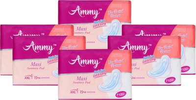 

Ammy Maxi Extra Long XXL Sanitary Pad(Pack of 90)