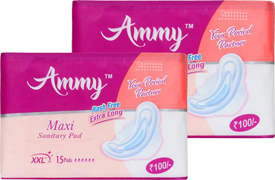 

Ammy Maxi Extra Long XXL Sanitary Pad(Pack of 30)