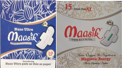 

Maasik Anion & Nano Ultra Sanitary Pad(Pack of 2)