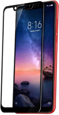EASYBIZZ Edge To Edge Tempered Glass for Mi Redmi Note 6 Pro(Pack of 1)