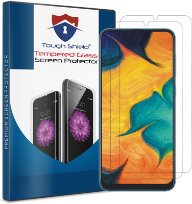 TOUGH SHIELD Tempered Glass Guard for Samsung Galaxy A50(Pack of 2)