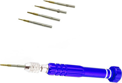 ASRAW Micro Screwdriver Set For Mobile, laptop, Camera and Multi-purpose Repairing (T5 / T6 / 0.8 / 1.5/ 1.2 ) Precision Screwdriver Set(Pack of 1)