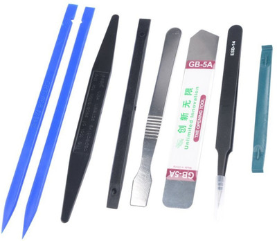 DIY Crafts India 8 In 1 Professional Safe Opening Pry Tool Repair Kit Precision Screwdriver Set(Pack of 8)