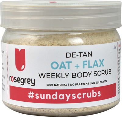 

RoseGrey De-tan Oat and Flax Sunday Scrub(150 g)