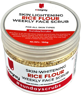 

RoseGrey Skin Whitening Rice Flour Sunday Scrub(150 g)