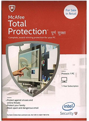 

McAfee Total Security 1 User 1 Year(CD/DVD)