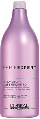 L'Oreal Liss Unlimited Keratin Oil Complex Shampoo for Unisex(1500 ml)