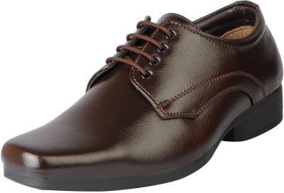 Bata Corporate Derby Lace Up Derby For Men(Brown , 7)