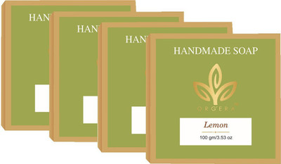 

Org'era HANDMADE LEMON SOAP(400 g, Pack of 4)