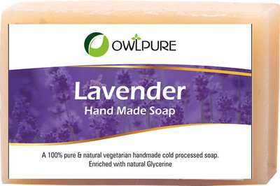 

Owlpure 100% Natural Handmade Lavender Soap(100 g)