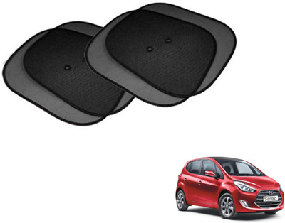 Auto Hub Side Window, Rear Window Sun Shade For Hyundai Santro(Black)