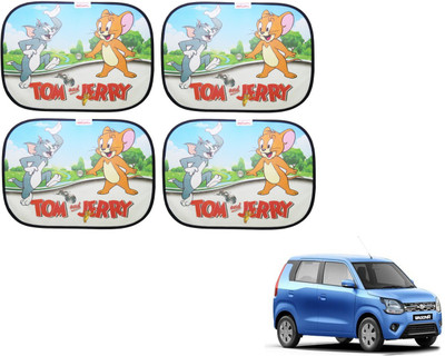 MOCKHE Side Window, Rear Window Sun Shade For Maruti Suzuki WagonR(Multicolor)