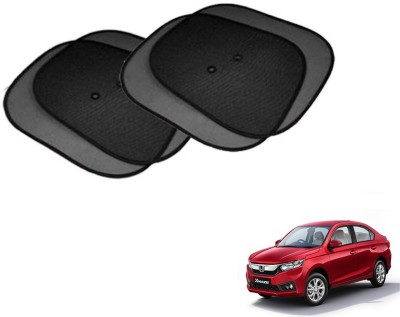 MOCKHE Side Window, Rear Window Sun Shade For Honda Amaze(Black)