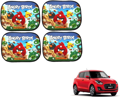 MOCKHE Side Window, Rear Window Sun Shade For Maruti Suzuki New Swift(Multicolor)