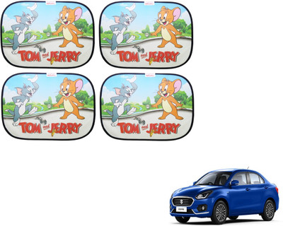 MOCKHE Side Window, Rear Window Sun Shade For Maruti Suzuki New Dzire(Multicolor)