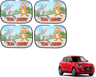 Auto Hub Side Window, Rear Window Sun Shade For Maruti Suzuki New Swift(Multicolor)