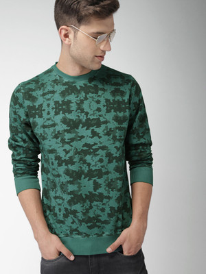 Mast & Harbour Full Sleeve Printed Men Sweatshirt at flipkart