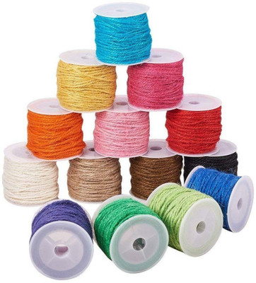 DIY Crafts Multicolor Thread(10 m Pack of14)