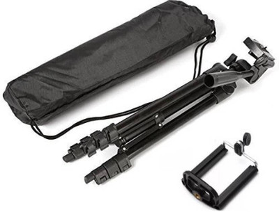 

MobFest New Arrival Tripod Stand 360 Degree 3120 Portable Digital Camera DSLR Mobile Stand Holder Camcorder Tripod Stand Lightweight Aluminum Flexible Portable Three-way Head Compatible Tripod Mobile Holder Tripod (Black, Supports Up to 1500 g) Tripod(Bla