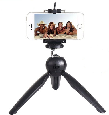 

NewveZ Universal Mobile/Camera Tik Tok Video Stand Tripod(Black, Supports Up to 1000 g)