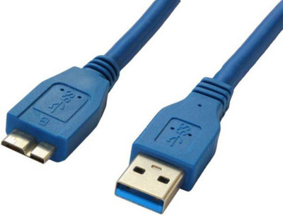 

Teratech TV-out Cable 3.0 A to Micro B for External HDD Cable Hard Disk Drives Cable 1 Meter(Blue, For Computer)