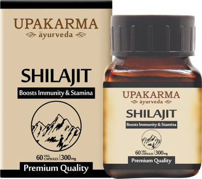 

UPAKARMA Shilajit Capsules For Stamina(60 No)