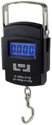 

Gadget Tree 50Kg Portable Luggage Hanging Weight Machine Digital Weighing Scale(Black)