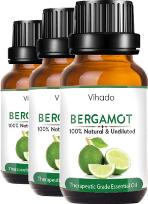 

VIHADO Pure Bergamot Essential Oil (18 ml) (Pack of 3)(18 ml)